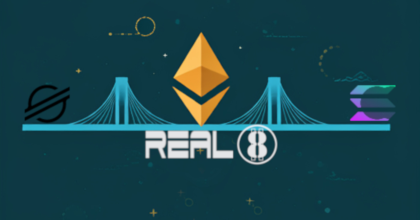 Bridging REAL8, Ethereum, Stellar, Solana